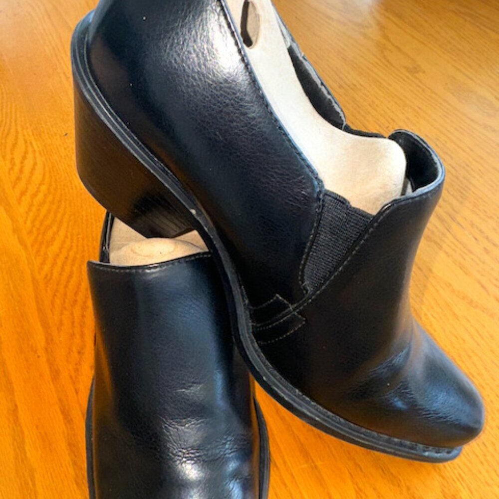 Black Western Heel Shoes